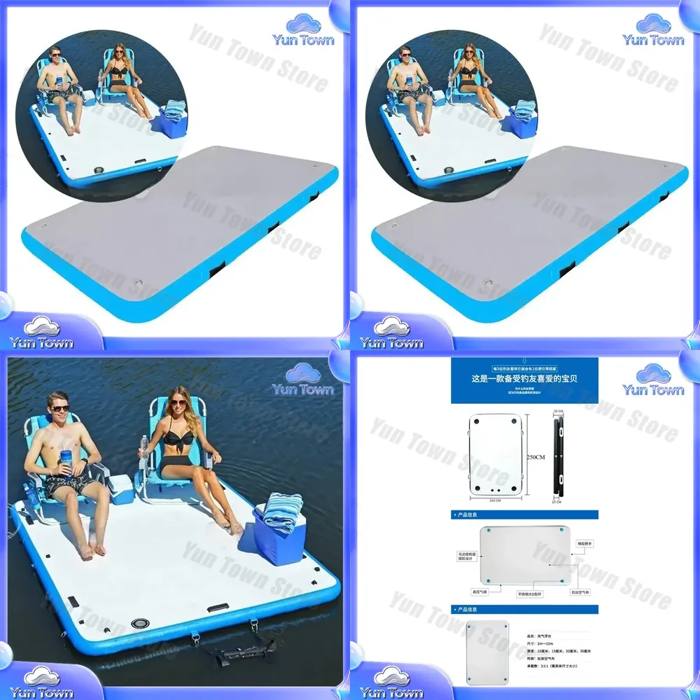 Fishing Kayak Inflatable - Inflatable Floating Island for Fishing and