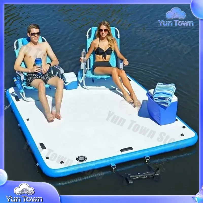 Inflatable Floating Island for - Fishing Kayak Inflatable review and price