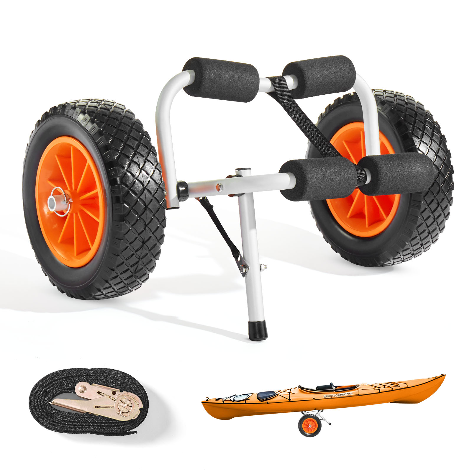 SucceBuy 200 lbs Kayak Cart Fo - Fishing Kayak Cart review and price