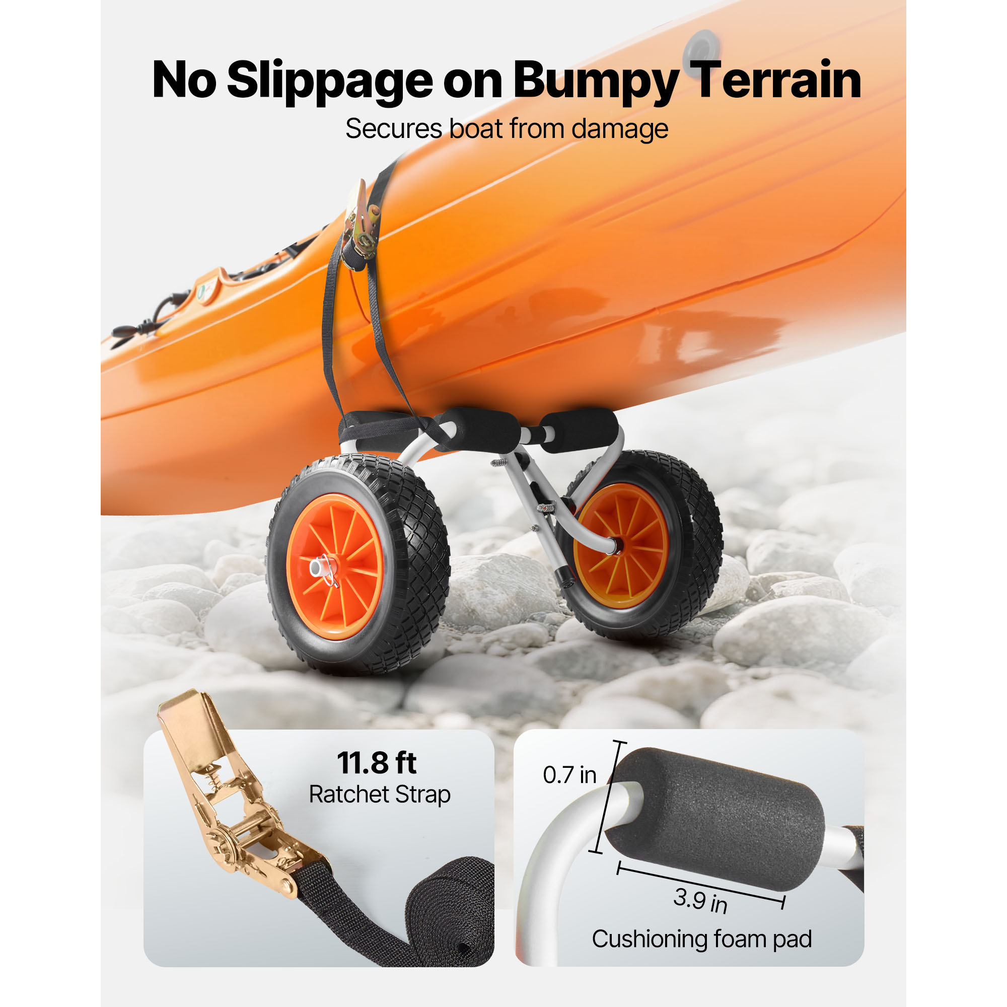 SucceBuy 200 lbs Kayak Cart Fo - Fishing Kayak Cart review and price