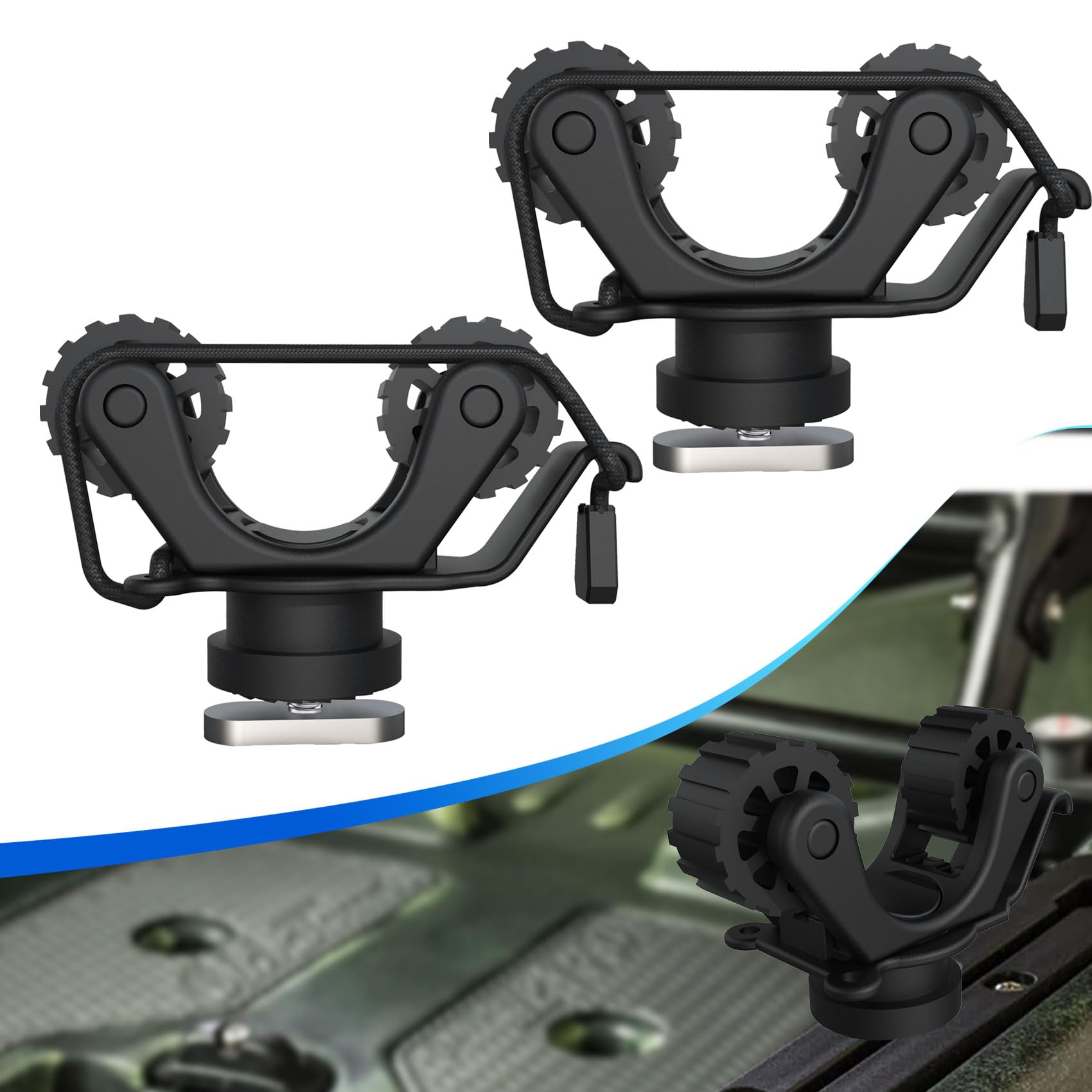 Kayak Rail Paddle Holder Kayak - Fishing Kayak Rod Holder review and price