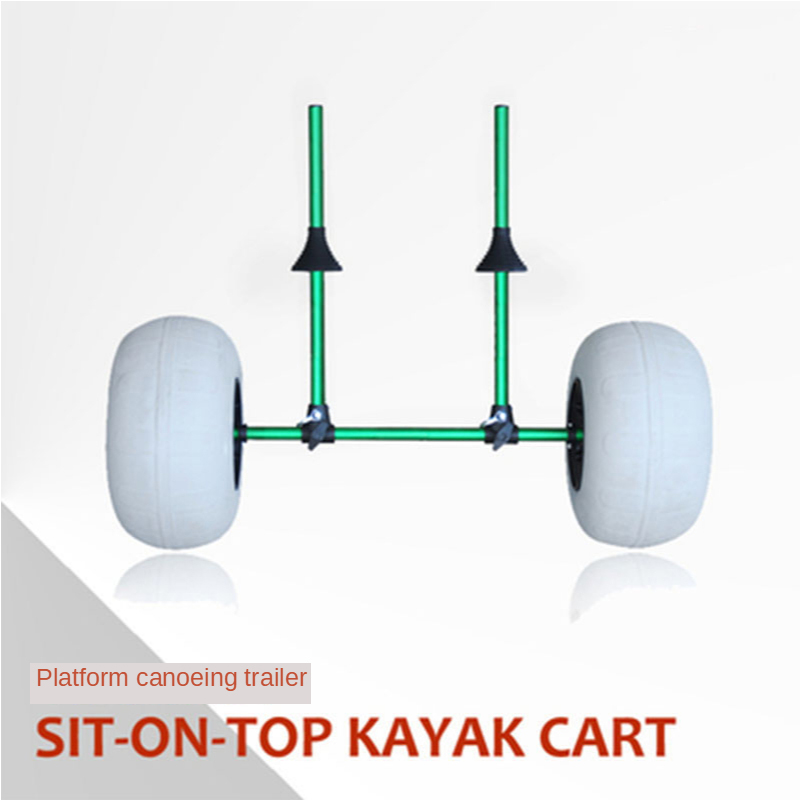 Foldable Upright Kayak Trailer - Fishing Kayak Cart review and price