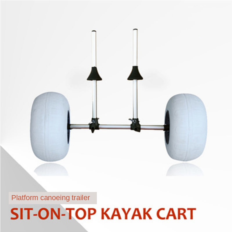 Foldable Upright Kayak Trailer - Fishing Kayak Cart review and price