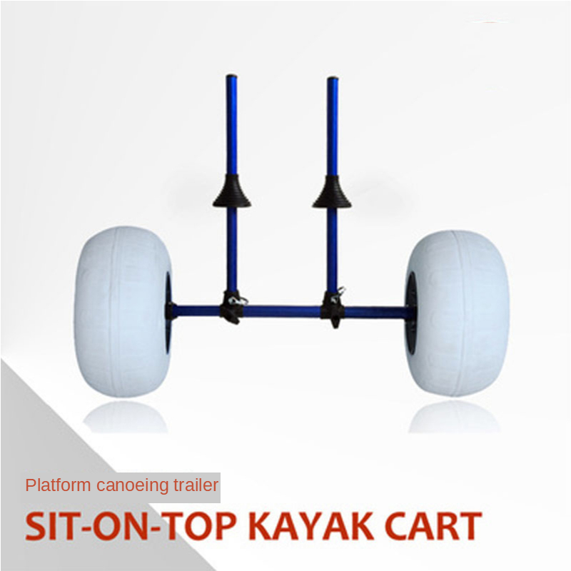 Foldable Upright Kayak Trailer - Fishing Kayak Cart review and price