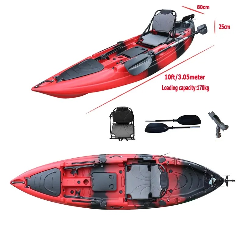 10ft Single Seat Sit on Fishin - Fishing Kayak Paddle review and price
